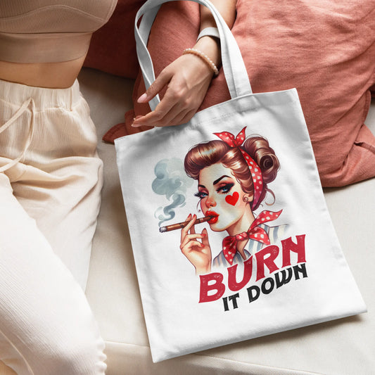 Burn it down Tote Bag