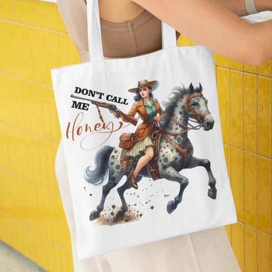 Don't call me honey Tote bag
