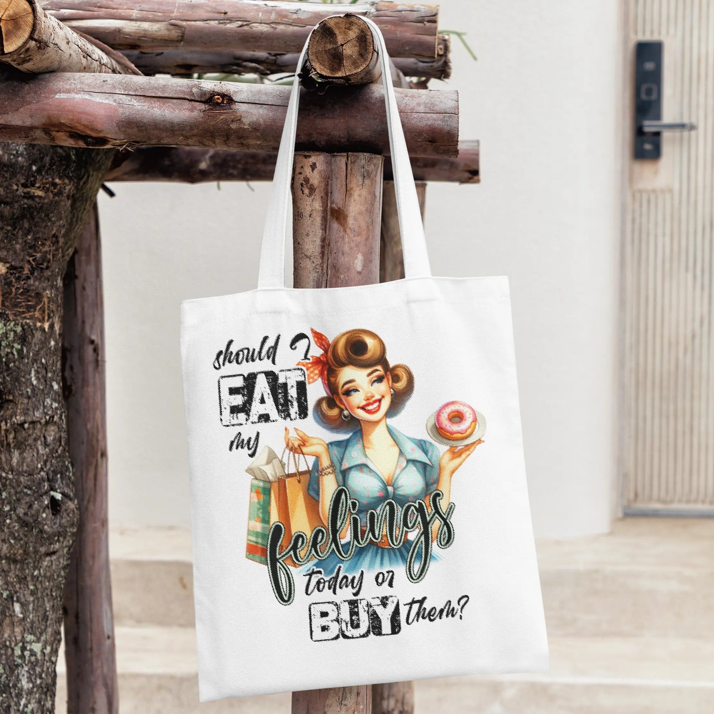 Should eat my feelings today or buy them tote bag