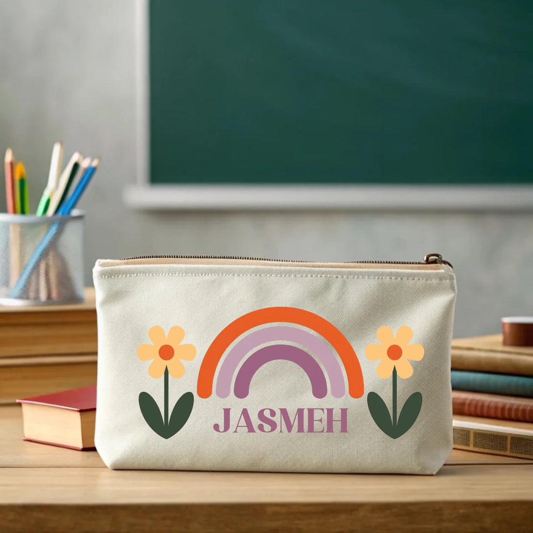 a-canvas-pouch-with-zipper-on-a-kids-table--canvas