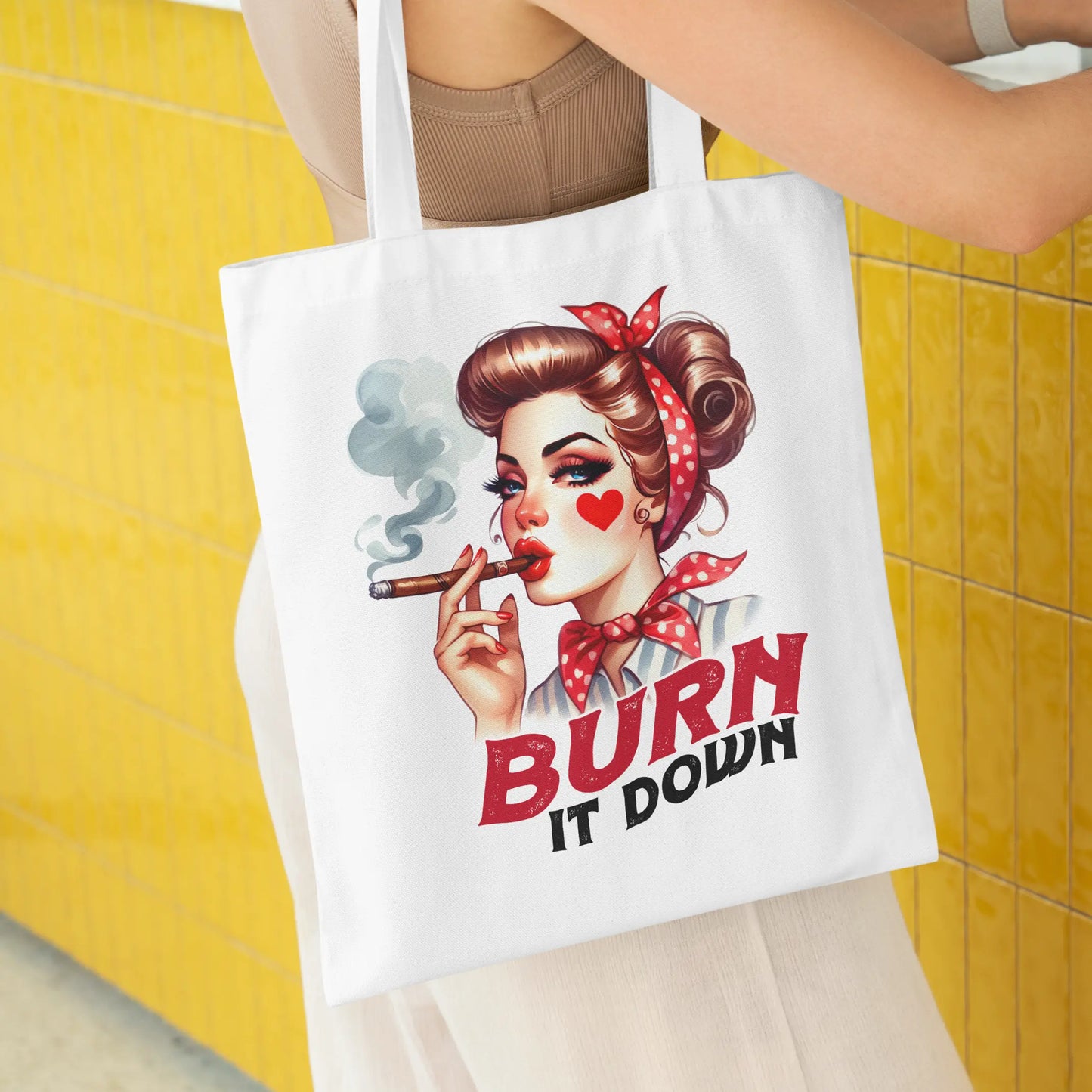 Burn it down Tote Bag